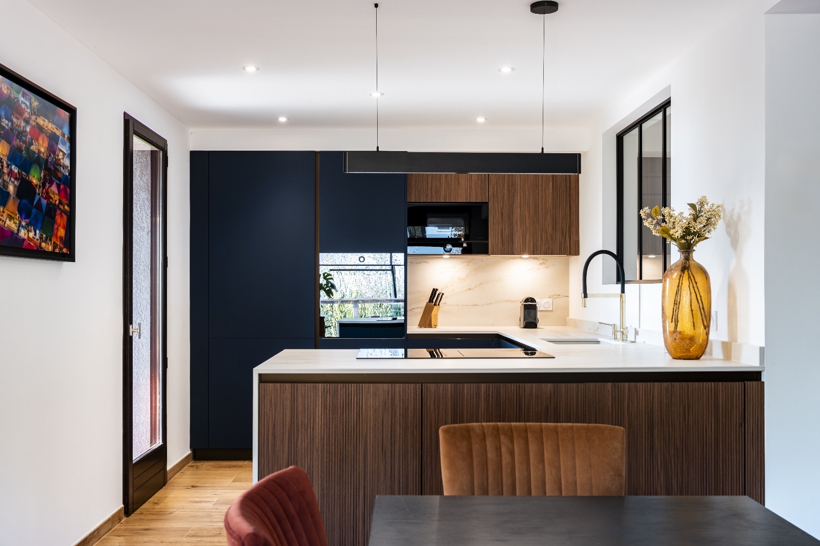 rénovation d'une maison à aix les bains par nuances création